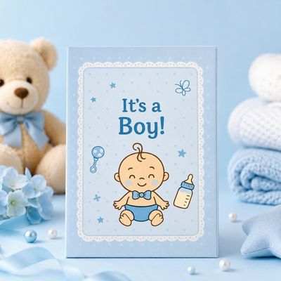 It's a Boy 999 silver 1 gm coin gifting hamper